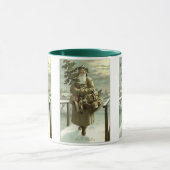 Kerstmis in oude stijl, Victoriaanse Kerstman met Mok (Midden)