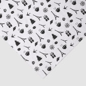 Kerstmis in Parijs | Geoctrooieerd Tissuepapier (Detail)