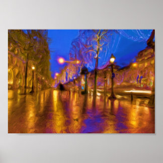 Kerstmis in Parijs Poster