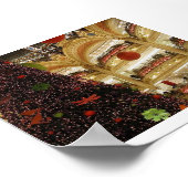 Kerstmis in Parijs Poster (Hoek)