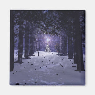 Kerstmis in Pines Magnet Magneet