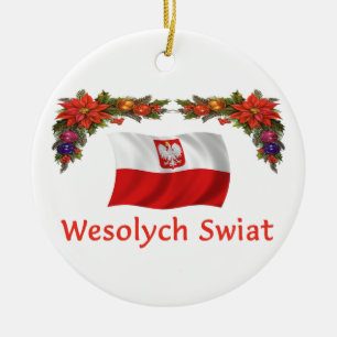 Kerstmis in Polen Keramisch Ornament