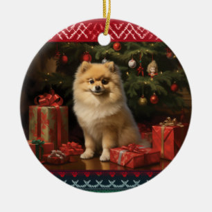 Kerstmis in Pommeren Keramisch Ornament