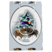 Kerstmis in Pommeren Medium Cadeauzakje (Achterkant)