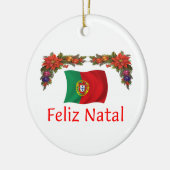 Kerstmis in Portugal Keramisch Ornament (Links)