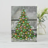 Kerstmis in Ranch Feestdagenkaart (Staand voorkant)