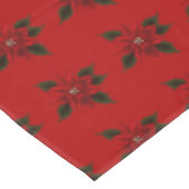 Kerstmis in Red Poinsettia Tafelkleed (Gekanteld)