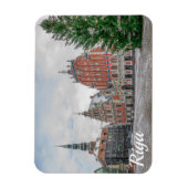 Kerstmis in Riga Letland Magnet Magneet (Verticaal)