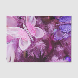 Kerstmis in roze en Paars Tissuepapier