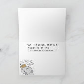 Kerstmis in Ruimte Feestdagen Kaart (Binnen)