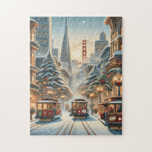 Kerstmis in San Francisco – Golden Gate Legpuzzel