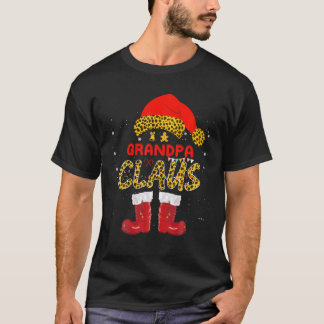 Kerstmis in Santa en Elf GRANDPA T-shirt