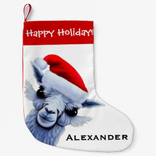 Kerstmis in Santa Hat Kleine Kerstsok