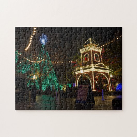 Kerstmis in Silver Dollar City Legpuzzel (Horizontaal)