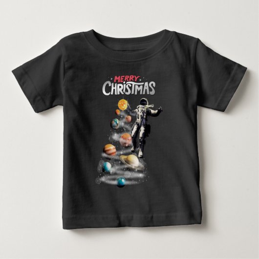 Kerstmis in Space Solar System Astronaut Invitati (Voorkant)