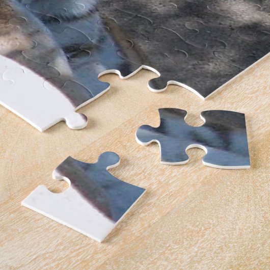 Kerstmis in Tiger Legpuzzel (Zijkant)