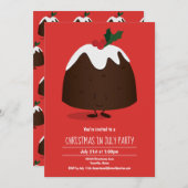 Kerstmis in uitnodiging van juli (Voorkant / Achterkant)