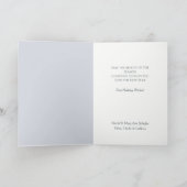 Kerstmis in Utah Winter Landschap Feestdagen Kaart (Binnen)