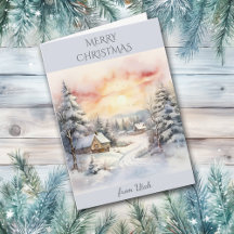 Kerstmis in Utah Winter Landschap