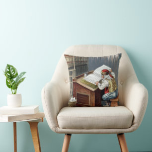 Kerstmis in vintage stijl, Sinterklaas stout of br Kussen