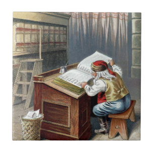Kerstmis in vintage stijl, Sinterklaas Stout of Br Tegeltje