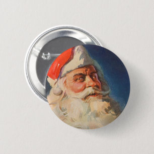 Kerstmis in vintage stijl, Sinterklaas stoute en b Ronde Button 5,7 Cm