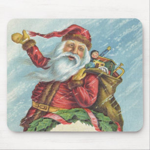 Kerstmis in vintage stijl, Victoriaanse Kerstman o Muismat
