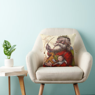 Kerstmis in vintage stijl, Victoriase Kerstman met Kussen