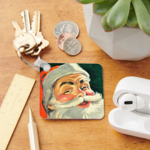 Kerstmis in vintage stijl, vrolijke retro 50's Ker Sleutelhanger