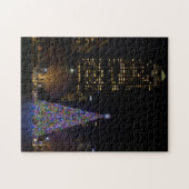 Kerstmis in Warren Park Night Legpuzzel (Horizontaal)