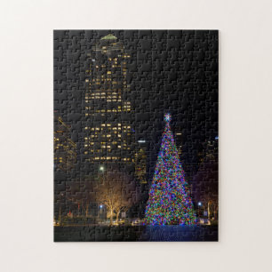 Kerstmis in Warren Park Night Legpuzzel