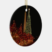 Kerstmis in Washington DC Keramisch Ornament (Rechts)