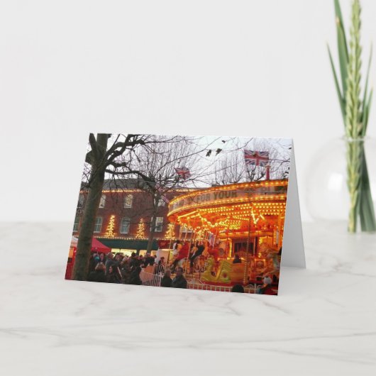 Kerstmis in York Feestdagen Kaart (Voorkant)