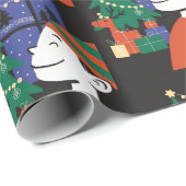 Kerstmis Inpakpapier (Rol Hoek)