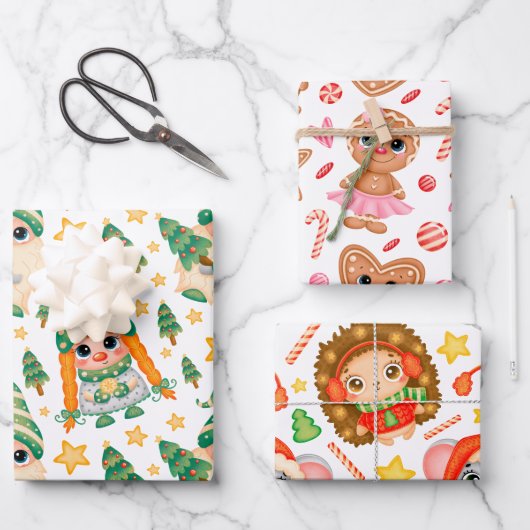 Kerstmis Inpakpapier Vel (Voorkant)