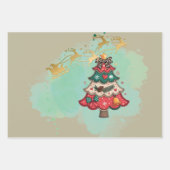 Kerstmis inpakpapier vel (Voorkant 2)