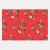 Kerstmis inpakpapier vel (Voorkant)