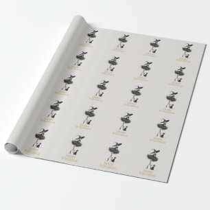 Kerstmis Inpakpapier voor Heksen – Gotische Heks &