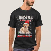 Kerstmis is beter met een gouden reclassering - ho t-shirt (Voorkant)