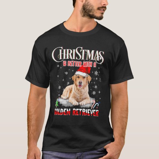 Kerstmis is beter met een gouden reclassering - ho t-shirt (Voorkant)