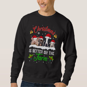 Kerstmis is beter op de Koeien van het Boerderij Trui