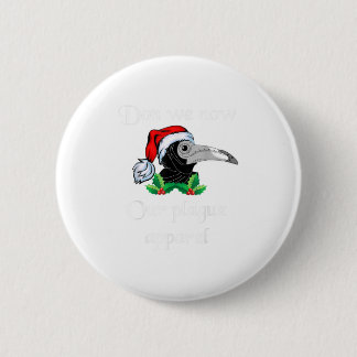 Kerstmis is een doktersmasker. ronde button 5,7 cm