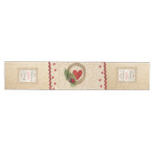 Kerstmis is een Medium Table Runner met gevoel Medium Tafelloper (Horizontaal)