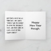 Kerstmis is geannuleerd feestdagen kaart (Binnen)