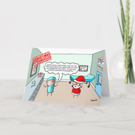 Kerstmis is geannuleerd - Kerstmis mislukt lateral Feestdagen Kaart