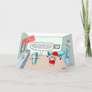 Kerstmis is geannuleerd - Kerstmis mislukt lateral Feestdagen Kaart