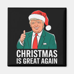 Kerstmis Is Geweldig Weer - Feestelijke Kerstman H Magneet