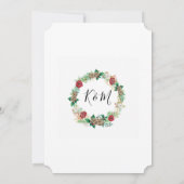 Kerstmis is het Vrijgezellenfeest van het Seizoens Kaart (Achterkant)