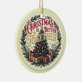 Kerstmis is leuker samen ornament (Rechts)