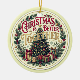 Kerstmis is leuker samen ornament